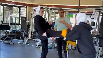 ویدیو جالب از تمرین هادی ساعی با دختران ملی‌پوش