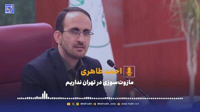 مازوت‌سوزی در تهران نداریم