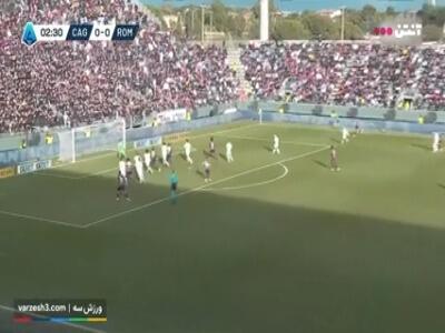 خلاصه بازی کالیاری 1 - آاس رم 0