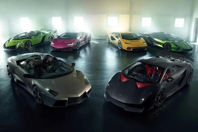 جذاب‌ترین کلکسیون لامبورگینی دنیا، شکار تمام مدل‌های تولید محدود سنت آگاتا