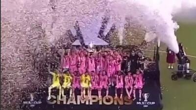  مسی و یارانش قهرمان لیگ آمریکا شدند