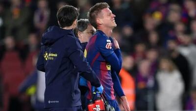 شوک بزرگ به بارسلونا؛ مصدومیت  دنی اولمو  طولانی‌تر از حد انتظار است