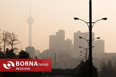  هوای تهران همچنان آلوده و در وضعیت نارنجی است