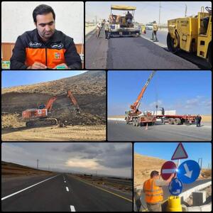  بهسازی و آسفالت بیش از ۱۱۴ کیلومتر از راههای  بروجرد