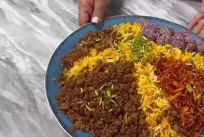  دستور پخت عدس پلو مجلسی با تزیین ویژه !