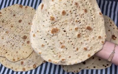  تهیه نان تافتون بدون نیاز به فر؛ نرم و خوشمزه بسیار آسان
