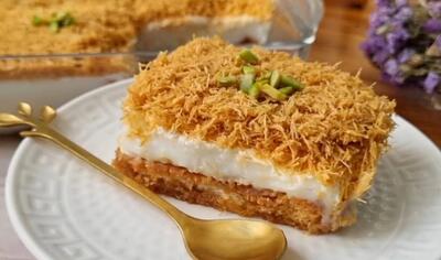  طرز تهیه محلبی کادایف دسر ۱۵ دقیقه ای با آموزش قدم به قدم!
