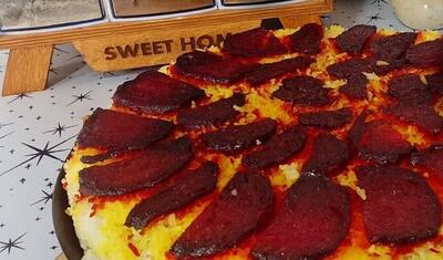  لبو پلو یلدایی یه ترکیب خوش رنگ و مجلسی ! طرز تهیه لبو پلو با عطر بی نظیر زعفرون