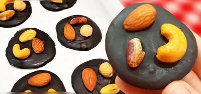  آموزش شکلات عید نوروز با آجیل فقط در چند دقیقه !
