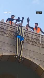  اعدام نمادین بشار اسد در دمشق