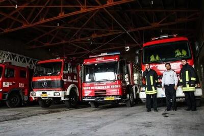 آماده‌باش ۹۰ آتش نشان کرمانشاهی در پی هشدار بارندگی شدید در سطح استان و اعلام هشدار نارنجی