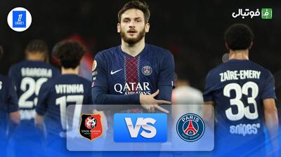 خلاصه بازی پاری سن ژرمن 5-0 رن