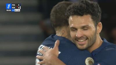 گل پنجم پاری سن ژرمن به رن (گونچالو راموس)