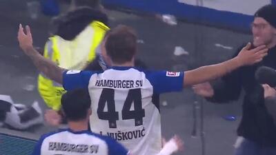 گل دوم هامبورگ به وردربرمن (سوپرگل عقربی لوکا ووسکوویچ)