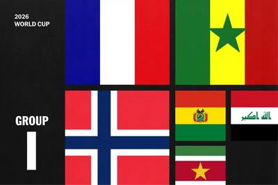 معرفی گروه I جام جهانی ۲۰۲۶: فرانسه، سنگال، نروژ و برنده پلی‌آف بین‌قاره‌ای