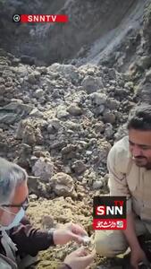  کشف پیکر مطهر شهیدی با قمقمه ای پر از آب+ فیلم