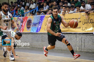 لیگ برتر بسکتبال؛ برتری بی‌دردسر طبیعت برابر رعد با ۴۰ اختلاف امتیاز
