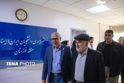 حضور استاندار خوزستان در ایسنا