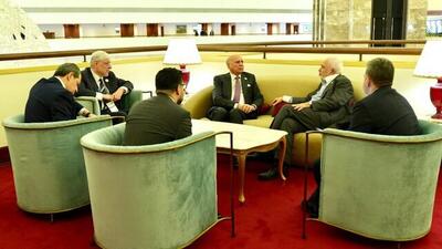  تاکید ظریف و فؤاد حسین بر حل مسالمت‌آمیز بحران‌های منطقه