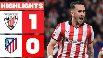 ویدیو| خلاصه بازی اتلتیک بیلبائو ۱ - اتلتیکو مادرید ۰/ فاصله با صدر ۹ امتیاز شد!