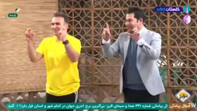 ویدیو| سبک جدید ورزش کردن با کت و شلوار در صداوسیما!