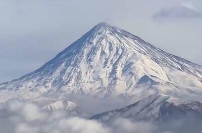 فیلم/ دماوند بالاخره سفیدپوش شد