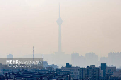 هوای تهران همچنان آلوده و در وضعیت نارنجی است