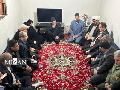 رئیس سازمان بازرسی کل کشور با خانواده شهید حمید مهری دیدار کرد