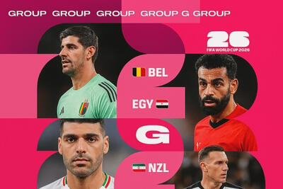 فیفا از پوستر رسمی گروه ایران در جام جهانی رونمایی کرد