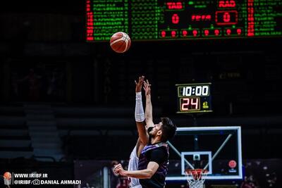 پیروزی طبیعت مقابل رعد پدافند هوایی در هفته یازدهم لیگ برتر بسکتبال - پارس فوتبال