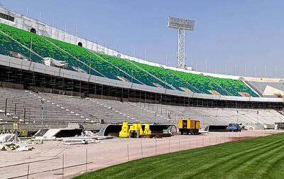 فیلم/ آخرین وضعیت بازسازی استادیوم آزادی - پارس فوتبال