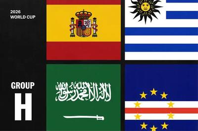 معرفی گروه H در جام جهانی ۲۰۲۶: اسپانیا، کیپ‌وِرد، عربستان سعودی و اروگوئه - پارس فوتبال
