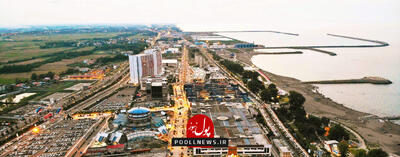 تخت گاز منطقه آزاد انزلی در جاده تولید و صادرات