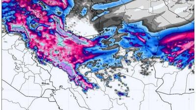 ورود سامانه‌های بارشی پیاپی تا ساعاتی دیگر / بارش‌های گسترده در پیش است