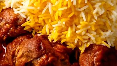  طرز تهیه بریانی گوشت + فیلم