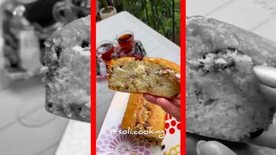  فیلم طرز تهیه کیک کشمش و گردو خانگی