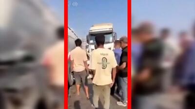  فیلم تصادف مرگبار سمند که راننده جان سالم به در برد