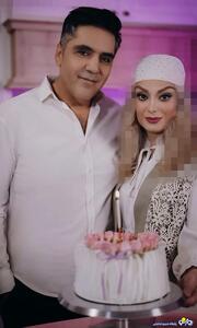  قاب عاشقانه خانم مجری معروف در کنار همسرش