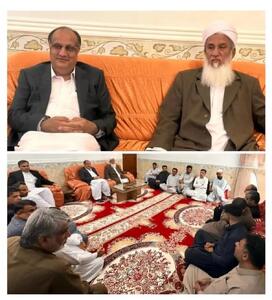 دیدار صمیمی دکتر محمدسعید اربابی مدیرعامل سازمان منطقه آزاد چابهار با مولانا عارفی نماینده مردم استان در مجلس خبرگان رهبری