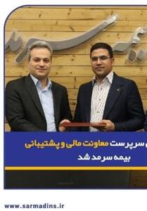 رضا زارعی سرپرست معاونت مالی و پشتیبانی بیمه سرمد شد - تسنیم