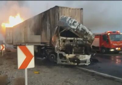 یک کشته بر اثر تصادف در محور خوسف - خور - تسنیم