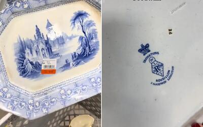 بشقاب ارزان، عتیقه گرانقیمت از آب درآمد / راز نوشته‌های پشت بشقاب چه بود؟