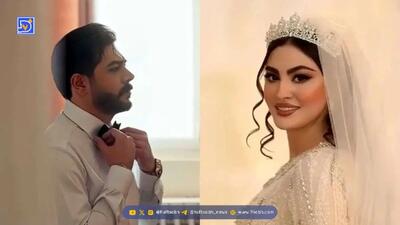  قربون صدقه رفتن عاشقانه سهیل قاصدی برای مریم مومن؛ با این لباس عروس چقدر زیبایی.../ خوشکل‌ترین عروس دنیایی... + ویدیو