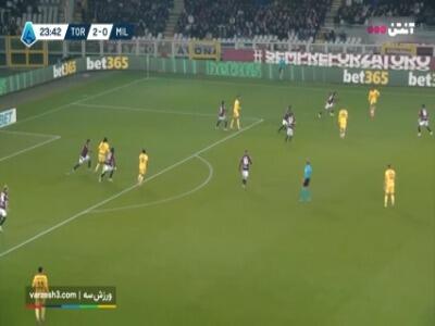 سوپر گل رابیو؛ گل اول میلان به تورینو