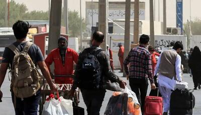 خروج یک میلیون و ۸۰۰ هزار تبعه افغانستانی از مرز دوغارون