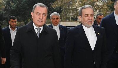 جیحون بایراموف در باکو از عراقچی استقبال کرد