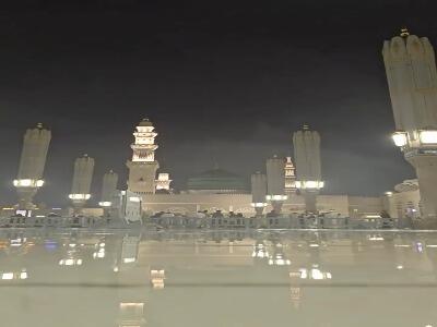 بارش شدید باران در مدینه