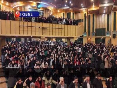 سلام نظامی دانشجویان دانشگاه کرج به شهدای تجاوز ۱۲ روزه اسرائیل به ایران