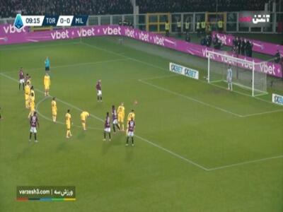 گل اول تورینو به میلان (ولاشیچ)