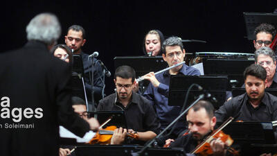 صدرنشینی کمانچه سعید فرج‌پوری در ارکستر ملی/ سازها برای «وطن» نواختند